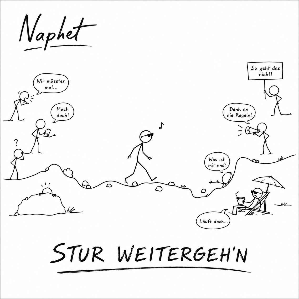 Stur weitergehn